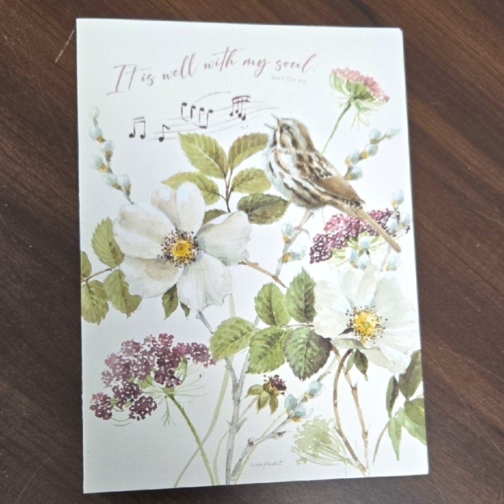 Legacy Publishing Set of 6 Musical Songbirds Birthday Cards